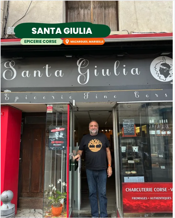 Santa Giulia, épicerie corse à Mazargues, Marseille
