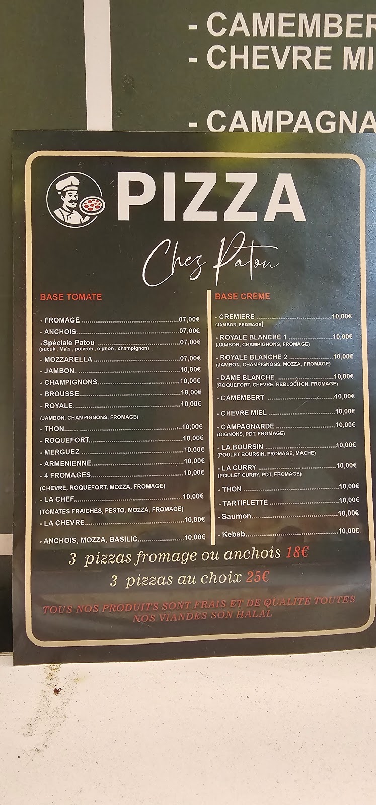 Pizzeria chez Patou